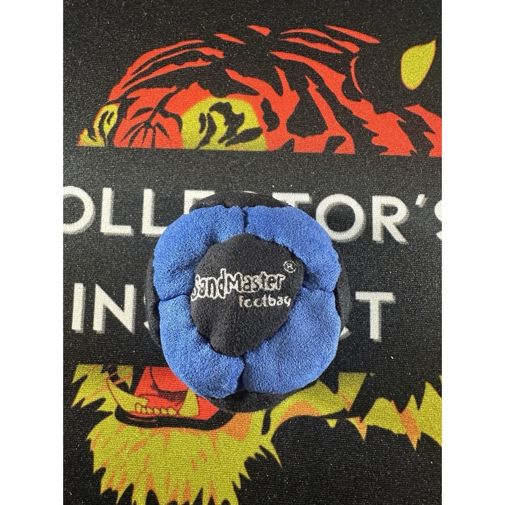 World Footbag SandMaster Footbag Hacky Sack Andy Linder Blue Black NEW